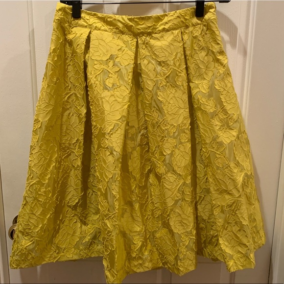 Who What Wear Dresses & Skirts - Who What Wear Yellow Birdcage Skirt